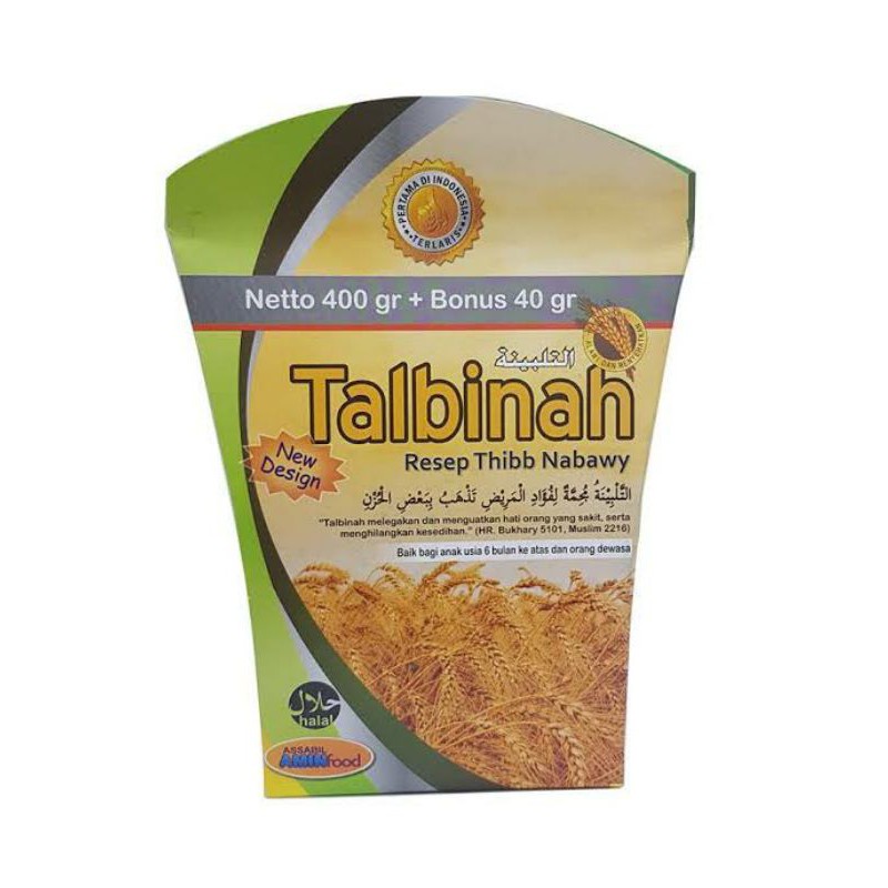 

Tepung Gandum Talbinah 400gr+40gr Bubur Gandum