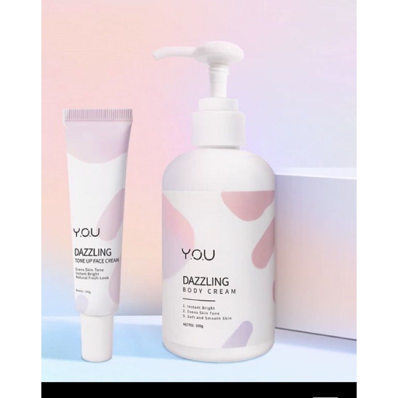 you dazzling body cream
