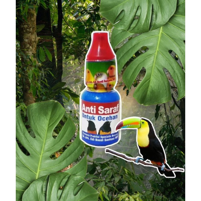 ANTI SARAF OBAT BURUNG DR. EDHI Paket 12PCS OBAT SARAF BURUNG OBAT BURUNG STRESS DAN LUMPUH