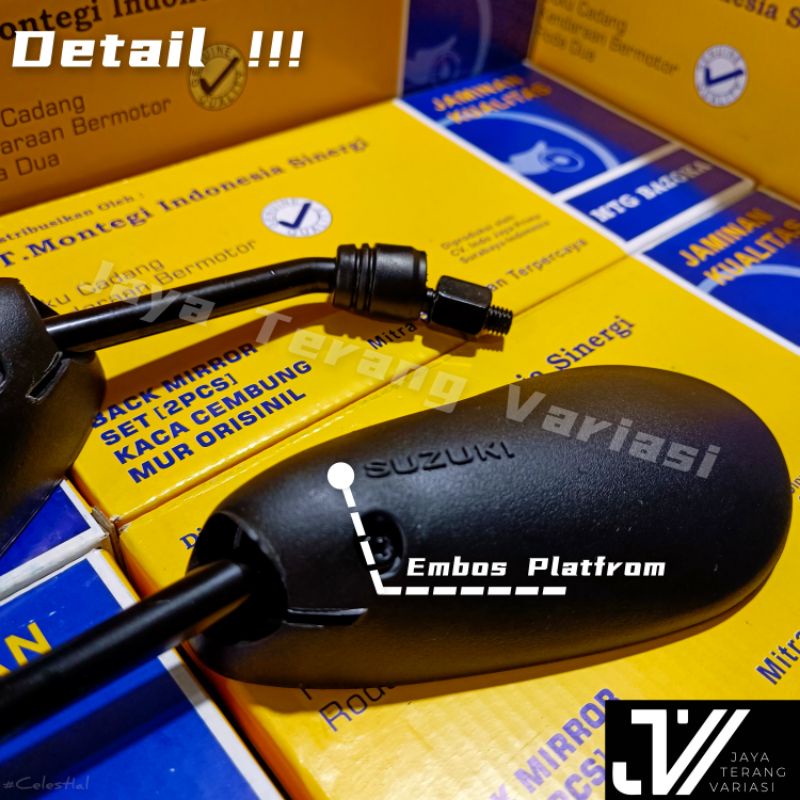 SPION SUZUKI SATRIA FU ORI MONTEGI KACA ORIGINAL