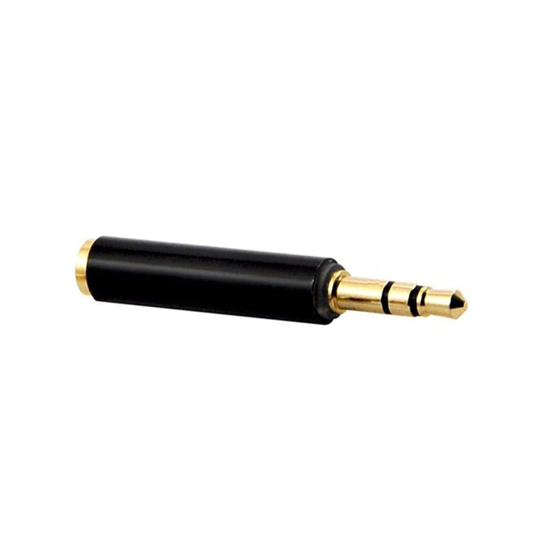 Konverter Audio AUX 3.5mm 4 Pole to 3 Pole Male to Female - AV119 - Black