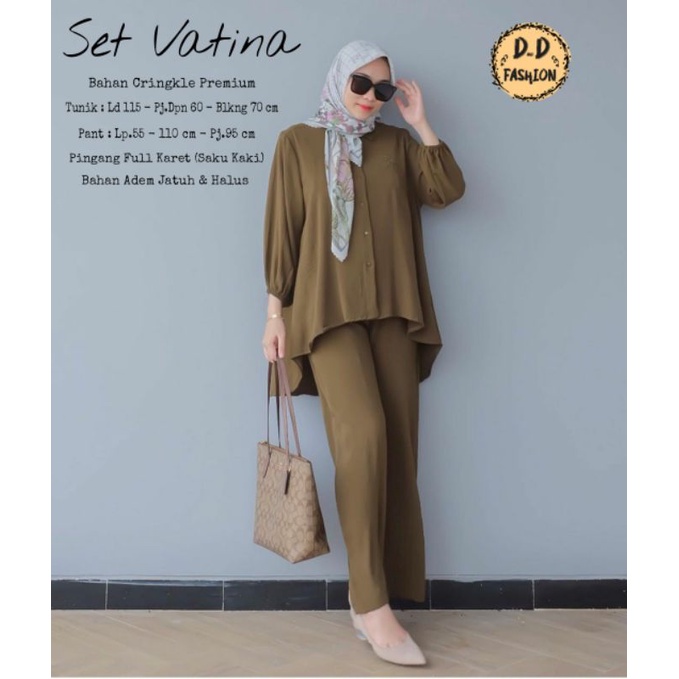 SET VATINA SETELAN BAJU WANITA TERBARU BY DND