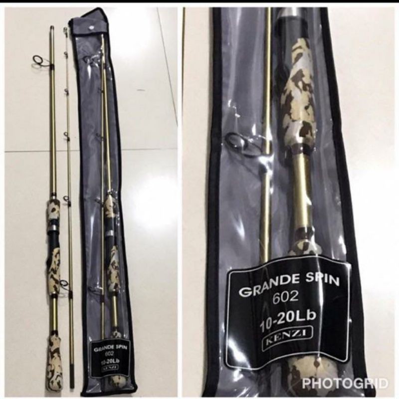 Joran Kenzi Grande Spin 180cm 10-20 lbs harga termasuk packing pvc