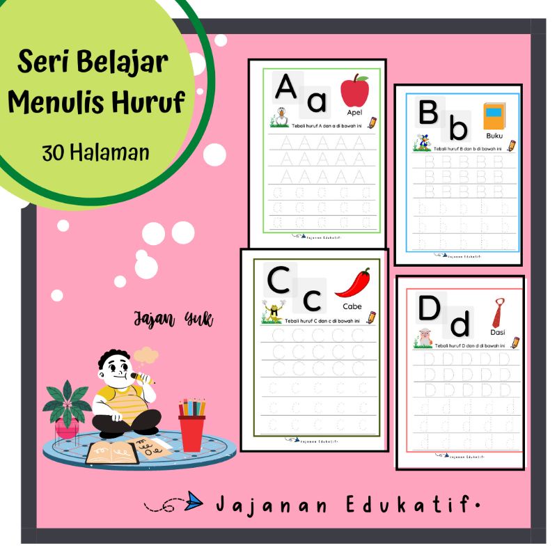 

Ebook Belajar Menulis Abjad
