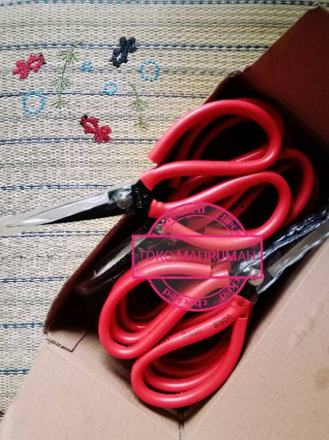 Gunting Kodok No #1 Serbaguna BISON 8&quot; / Multipurpose Scissors Kain Kertas Seng Alumunium Karton