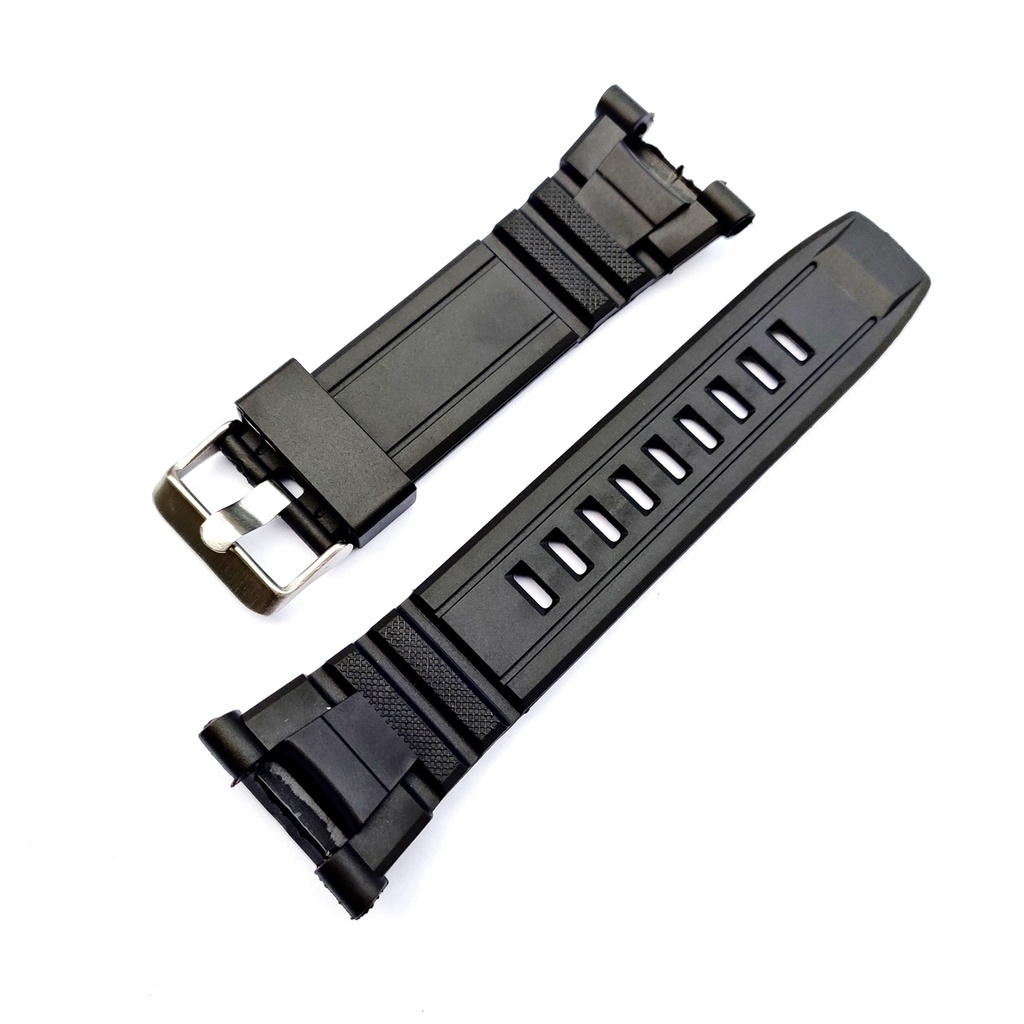 STRAP TALI JAM TANGAN RUBBER PENGANTI CASIO PROTREK PRG-240 PRG240 HITAM