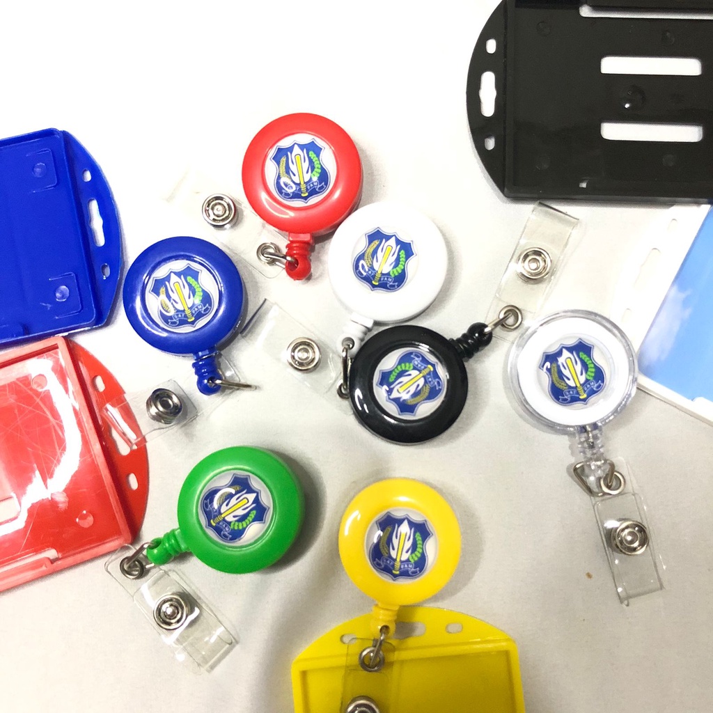 

GANTUNGAN YOYO ID CARD PUTAR-NAMETAG LOGO SATPAM-SCURITY