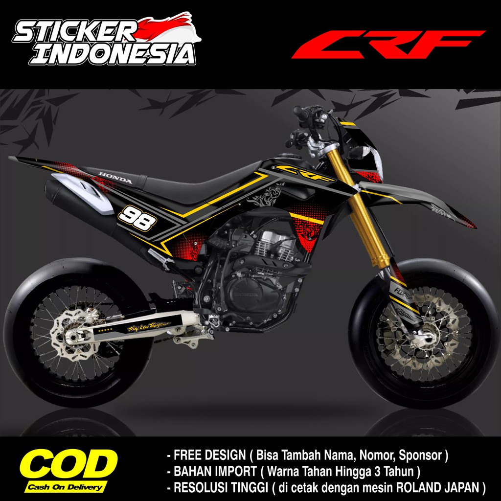 STICKER DECAL Trail CRF STRIPING FULL BODY VARIAN GOLD