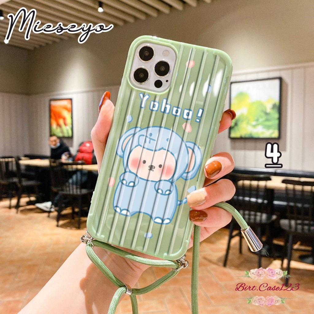 Softcase Koper Slingcase Lanyard MIESEYO Oppo A1k A3s A12 A33w Neo7 A37 Neo9 A39 A57 BC3034