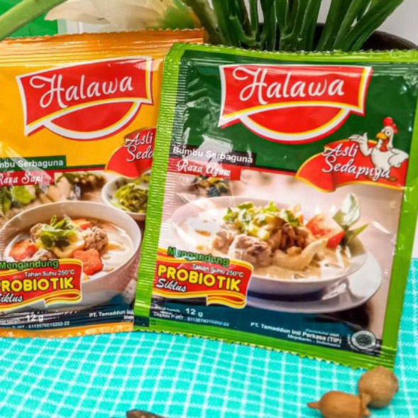 

halawa bumbu penyedap probiotik