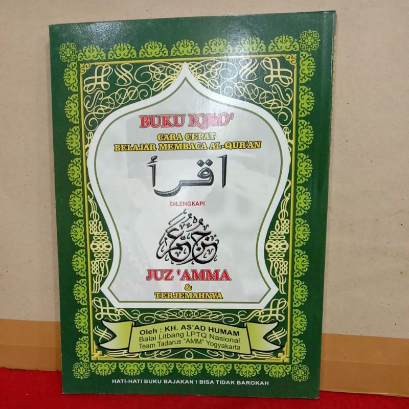 Jual Buku Iqro Original Besar Dilengkapi Juz Amma Shopee Indonesia 9957