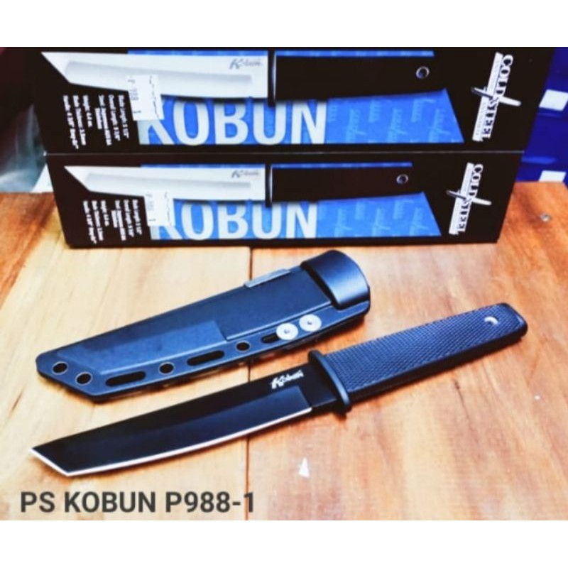 SURVIVAL KIT BUSHCRAFT PISAU KOMANDO P988-1 KOBUN HITAM