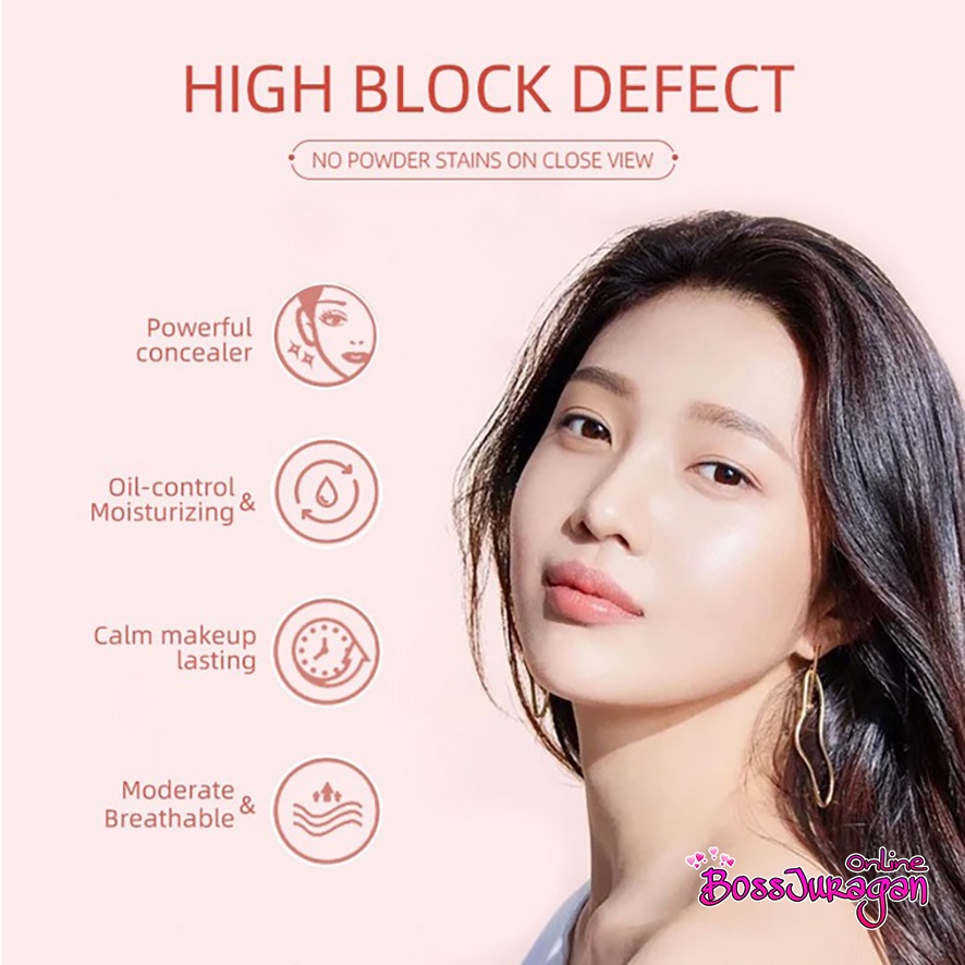 (BOSS) BIOAQUA bb cushion whitening Beauty cream 20g BPOM