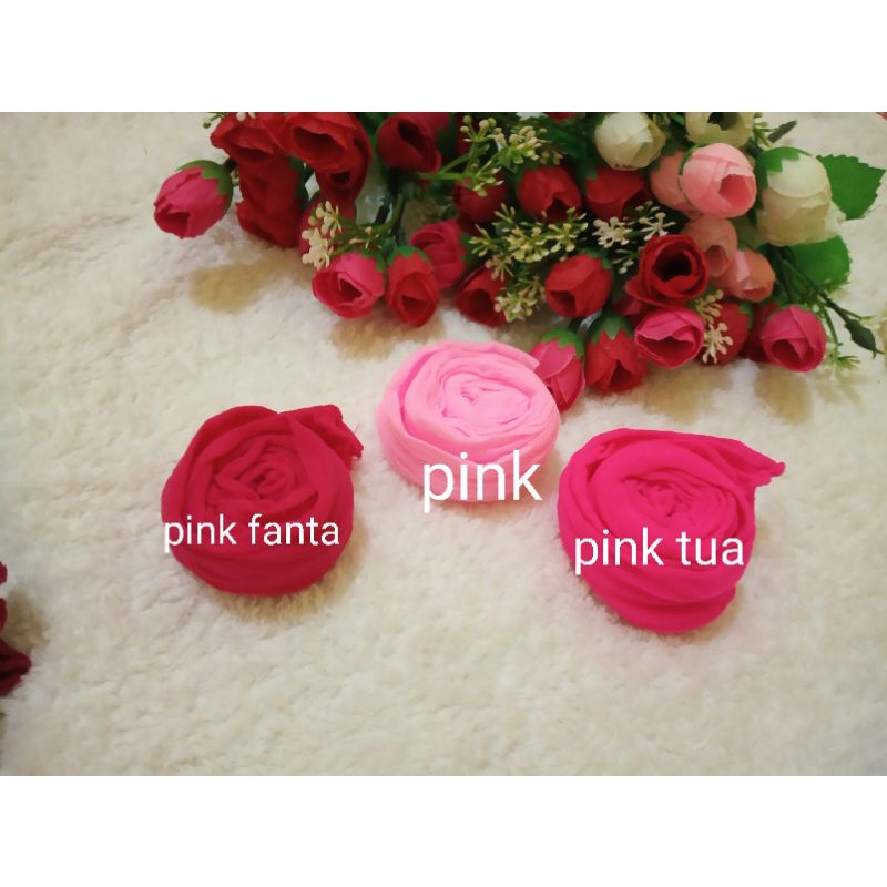 PROMO Kain Stoking Bahan Bunga stoking/Kain Stocking/Bahan bunga kain stoking murah grosir / stoking kain bahan bunga stocking nylon flower murah tebal