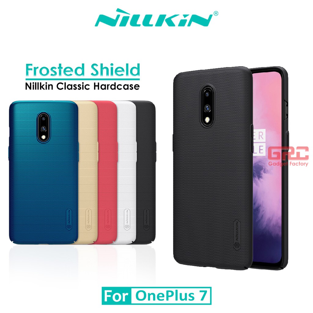 Hard Case Oneplus 7 Nillkin Frosted Shield Casing Original