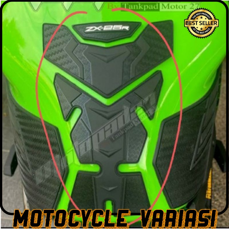 premium tankpad tank pad rubber pad protector kawasaki ZX25R ZX-25R