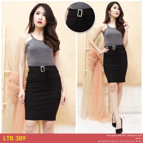 ROK SPAN KERJA KANTOR ROK SPAN PENDEK /Rok Span Scuba Pendek/Rok Kerja Pendek/Rok Span Pendek, Rok K