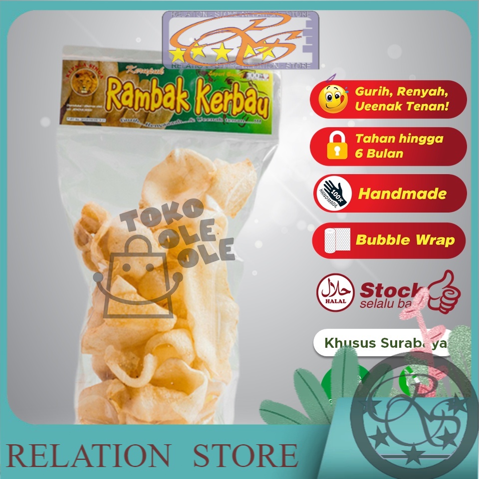 

Kerupuk Rambak Kerbau Cap Kepala Singa 90 gr