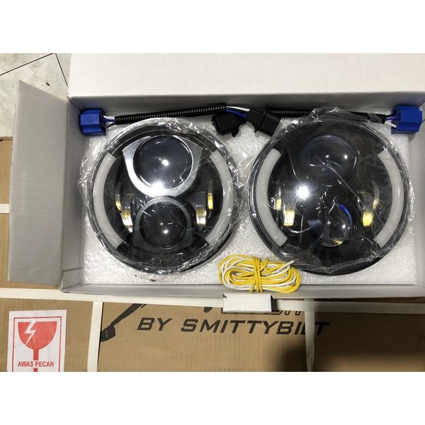 headlamp 7inch utk jimny dll. winch