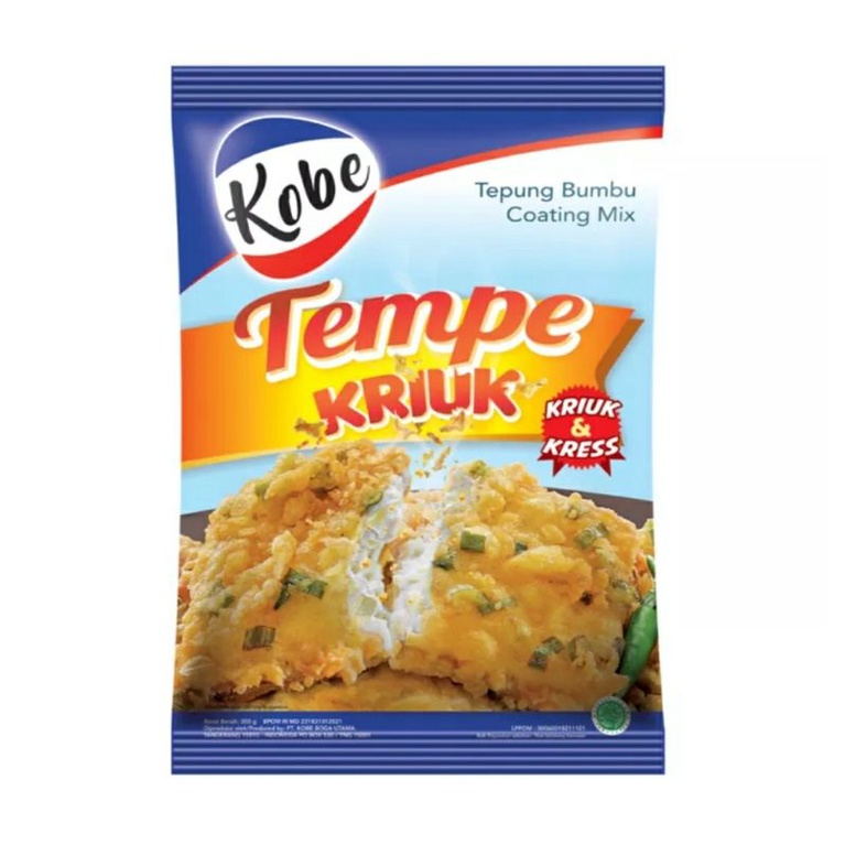 Kobe Tepung Tempe Kriuk Bakwan Kress 200 gr Bumbu Masak Instan Renyah