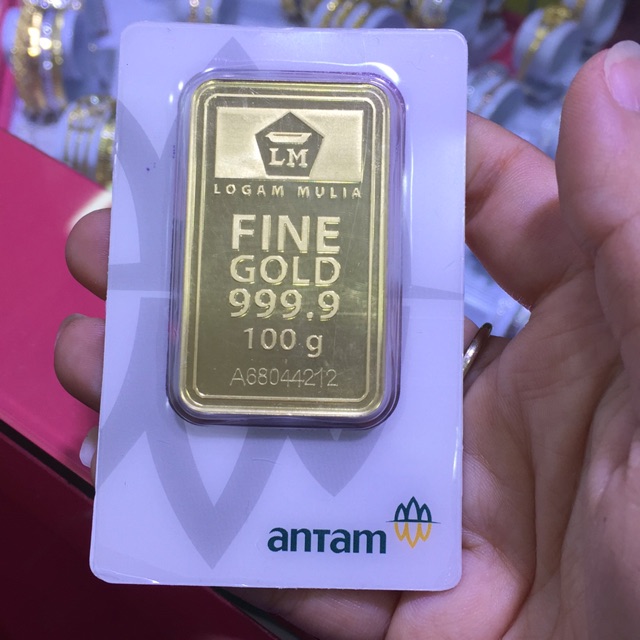 Logam mulia antan reivented 100gram