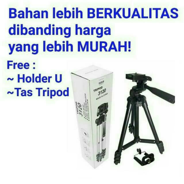 Tripod Full Black Edition Hitam 3120  3210  1M