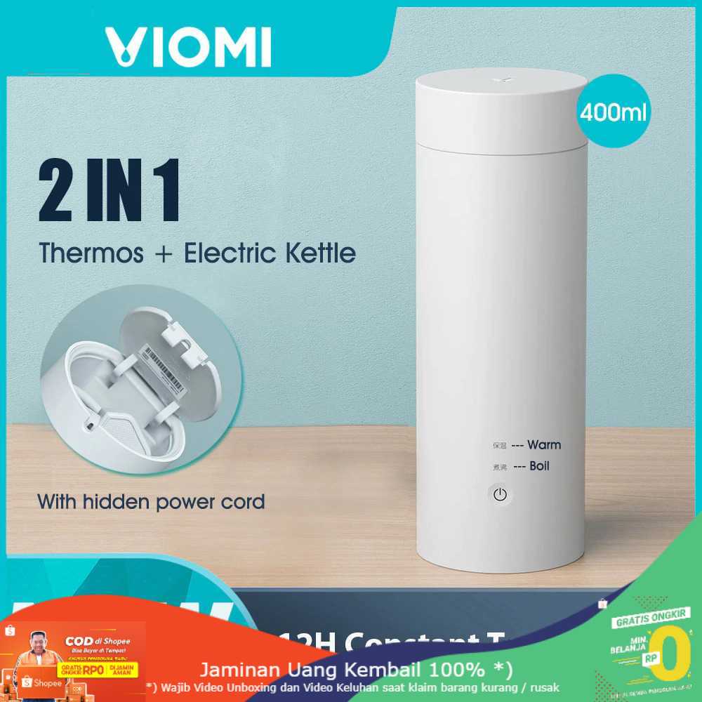 (BISA COD) RVOSTR Viomi Teko Listrik Bottle Cup Stainless Steel 400ml -YM-K0401