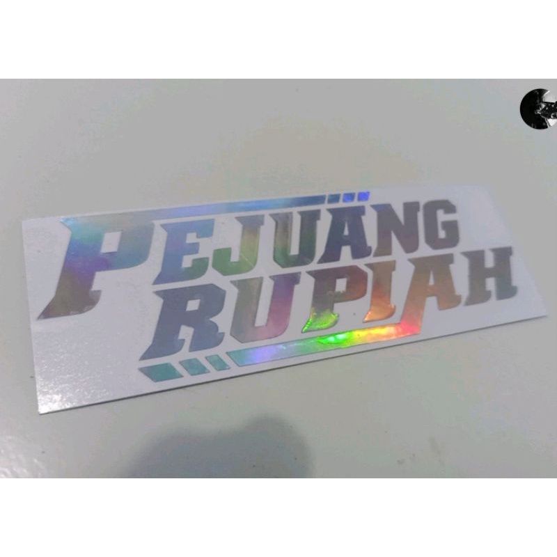 

sticker cutting pejuang rupiah
