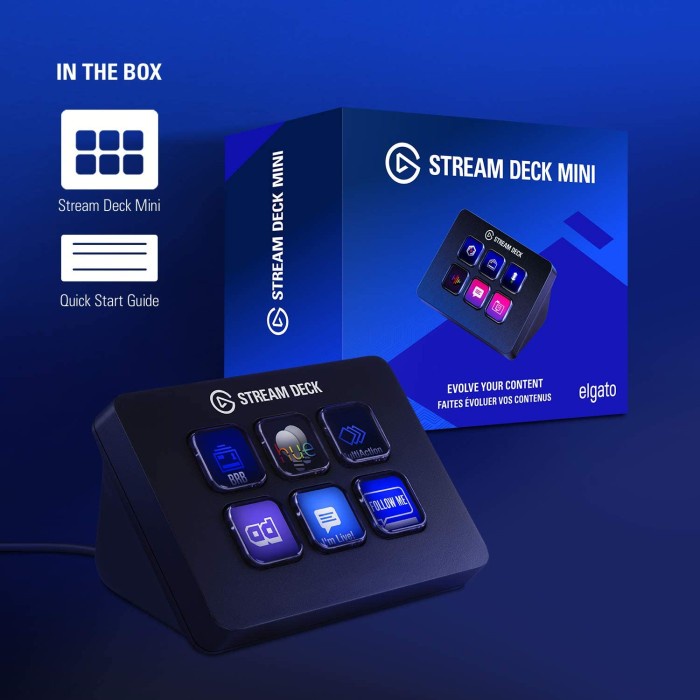 Elgato Stream Deck Mini Control Pad For Live Streaming