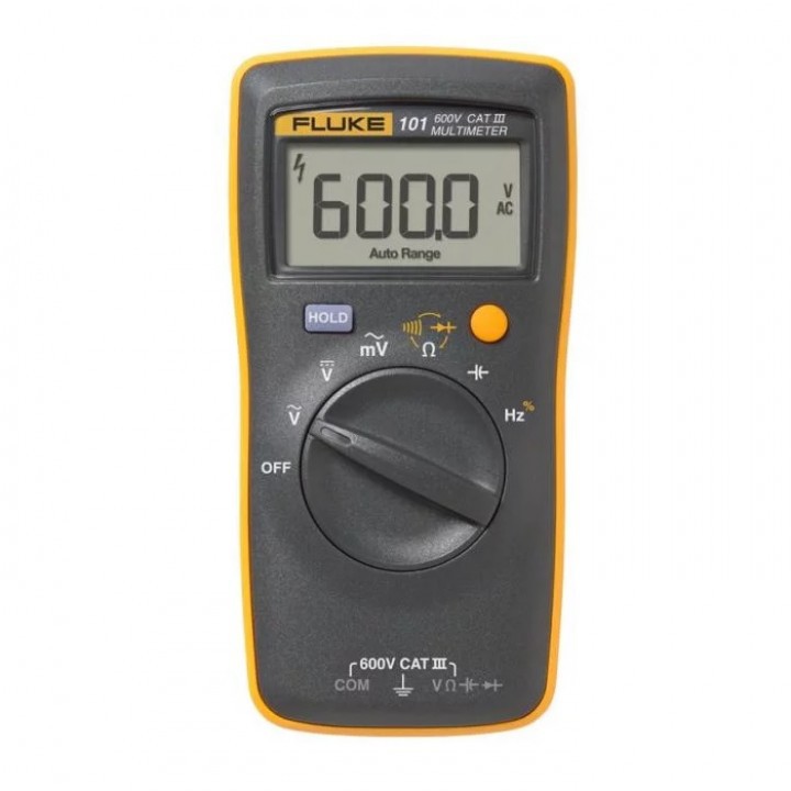 FLUKE 101 - Basic Digital Portable Pocket Multimeter with LCD Display