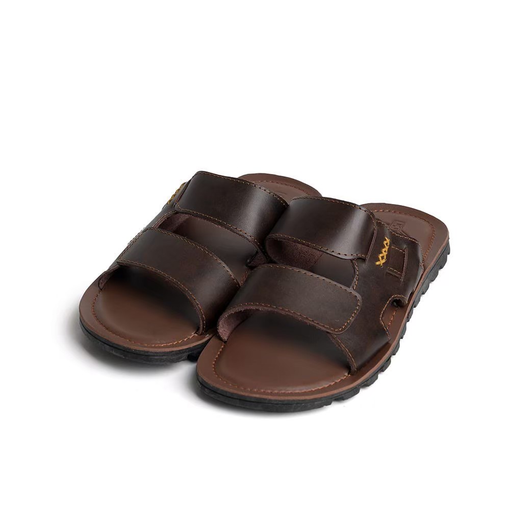 HDS X Diger Sandal Jepit Flipflop Pria Kulit Asli - Sendal Japit Cowok Laki-laki Original