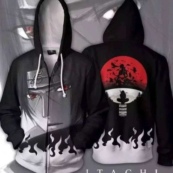 DEWASA Jaket Anime Naruto ITACHI (3D) - Sweater Anime Naruto ITACHI (3D) - Jaket Anime Naruto - Jake
