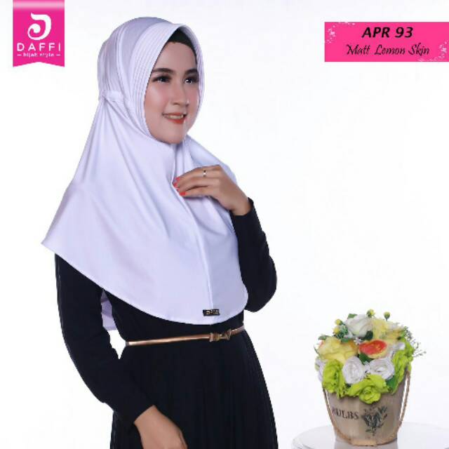 Jilbab Serut Polos Ori Daffi /Hijab Serut Polos