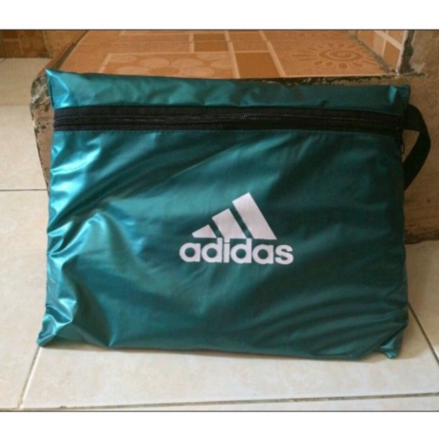 Unik Jas Hujan Jaket Sauna Stelan Setelan Multifungsi Adidas XXXL Jumbo - Hijau Toska Diskon
