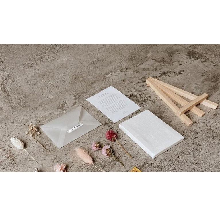 

[PRODUK JG9E9] PAKET LENGKAP / KANVAS 20X30CM / PALET / CAT ACRYLIC / KUAS NO.1 / EASEL ( STANDING KANVAS ) VM0