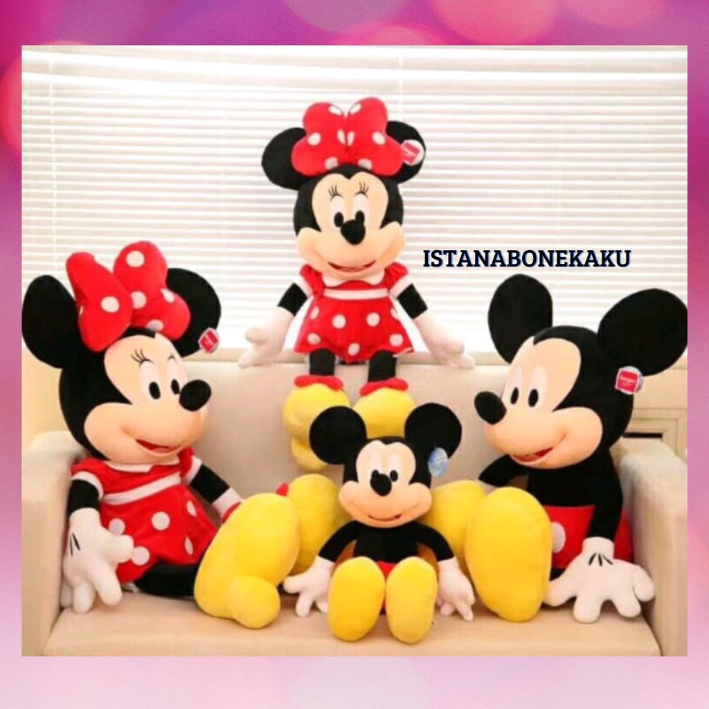 Boneka Miki Mini / Boneka Mickey Mouse Minnie Mouse Dijamin Berkualitas