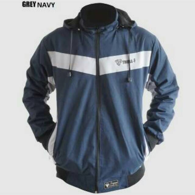 JAKET PRIA WATERPROOF XXL XL L / JAKET WATERPROOF / CROWN OUTDOOR SERIES