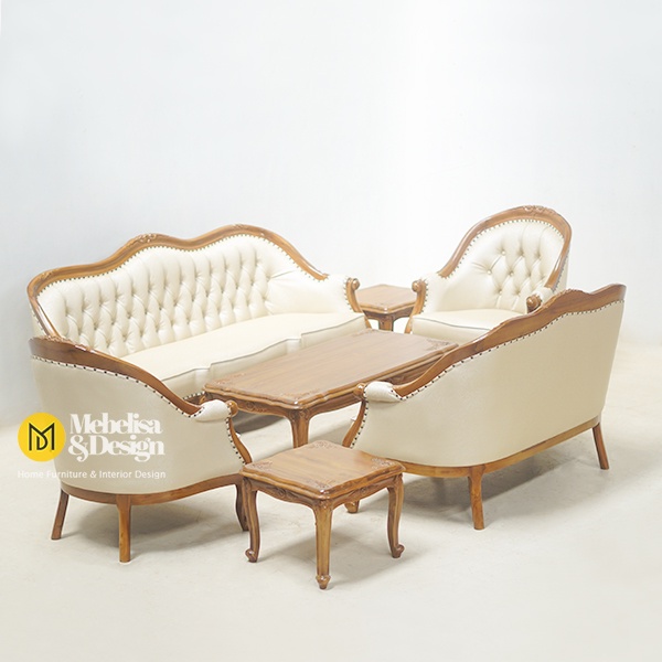 Sofa Tamu Set Lois 3211 Jati, Kursi Tamu Sofa
