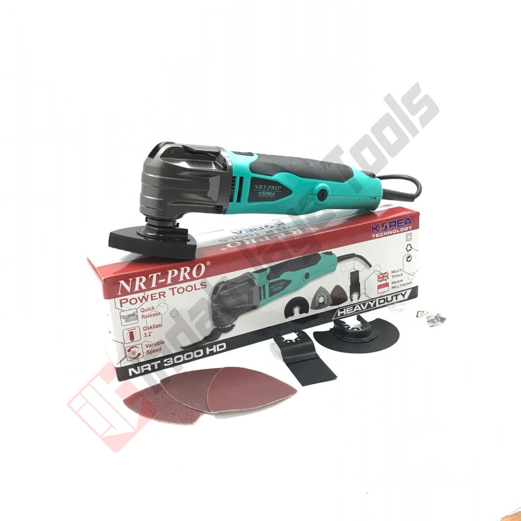 NRT-PRO 3000 HD Mesin Multi Tools Set Oskilasi Oscillating Cutter