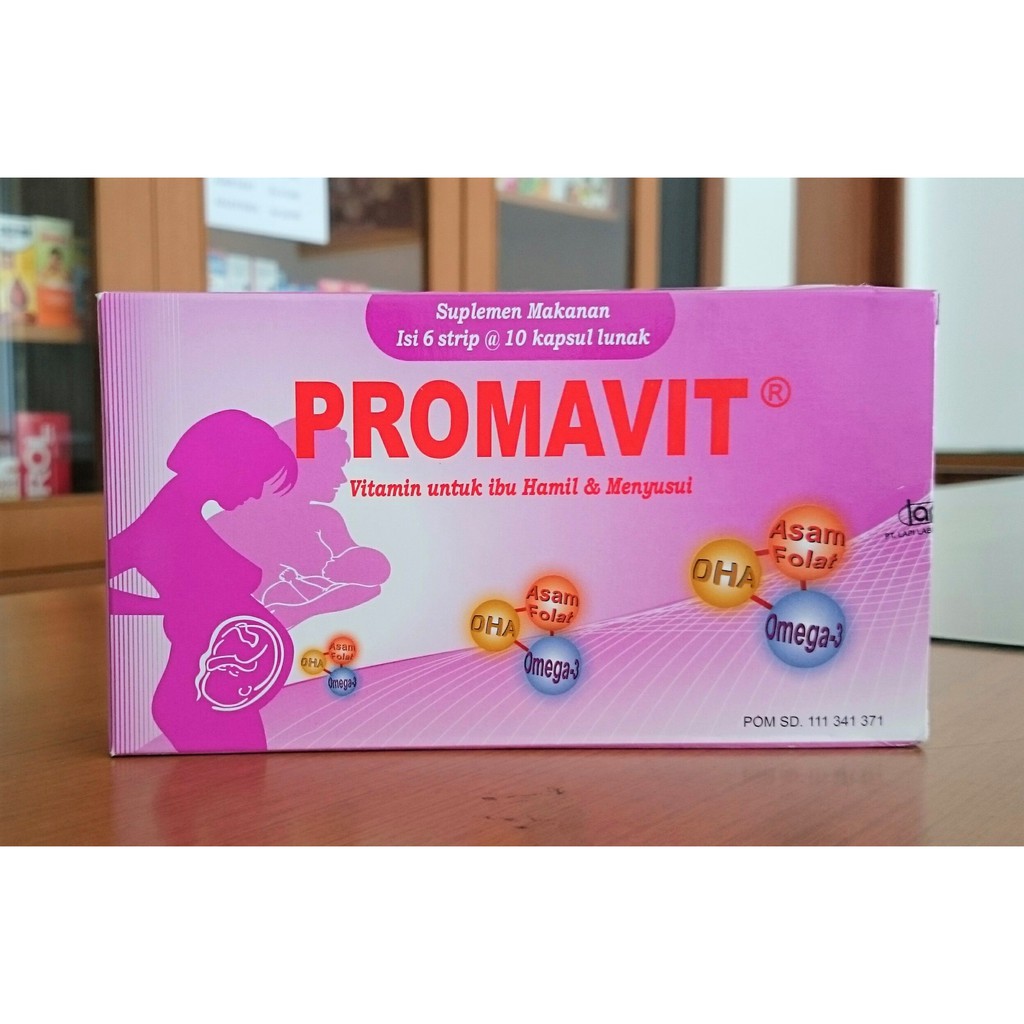 Promavit Vitamin Ibu Hamil Dan Menyusui Isi 10 Kapsul