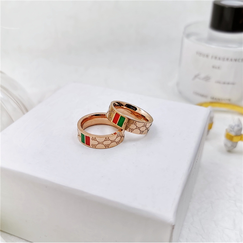 Cincin Kadar 375 Emas Asli Cincin Rosegold Hadiah Liburan Terbaik 28C1#