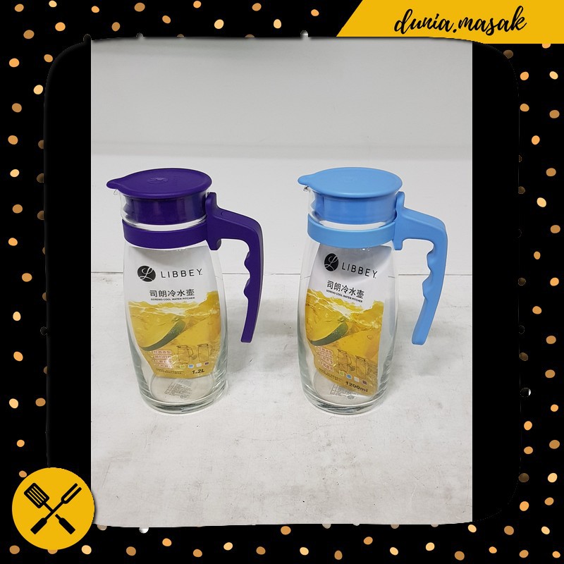 Teko Pitcher Kaca 1.2 Liter Unik Murah Berkualitas