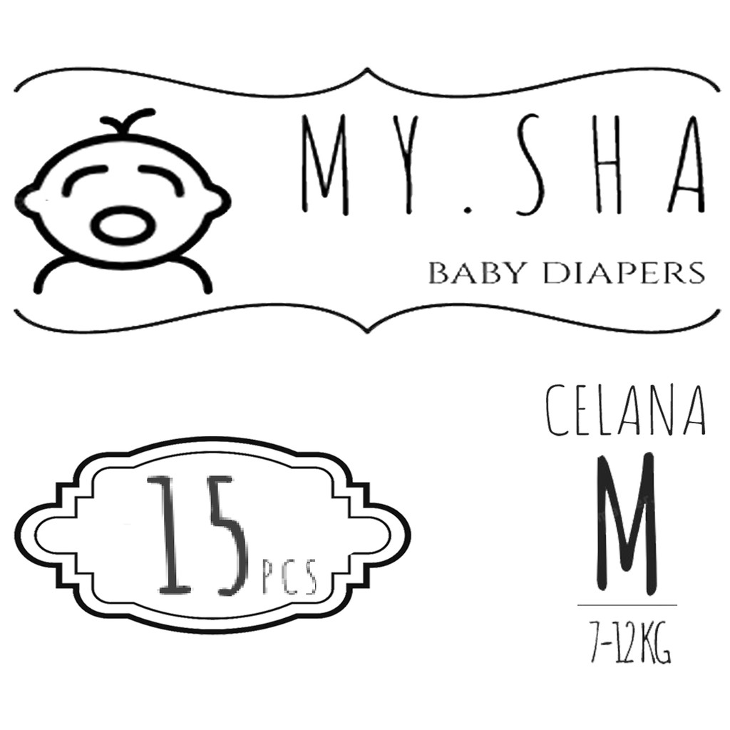 Popok M 15 Celana curah Mamamia / Yoa / fluffy pampers diapers pants