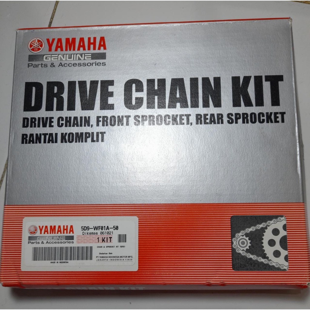 Gir Set Rantai Roda Kit Yamaha Jupiter Z 115 5D9 WF01A 50