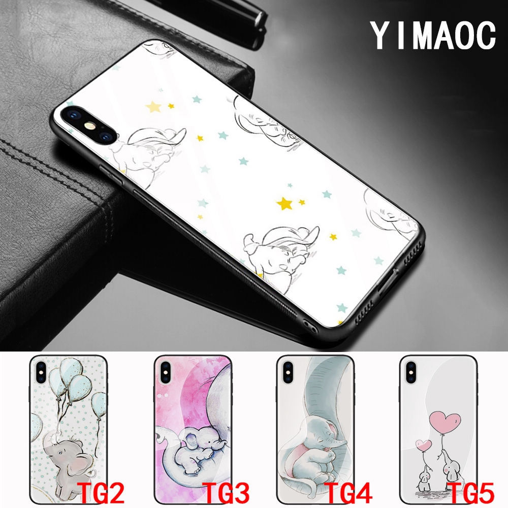 Casing Belakang Desain Kartun Gajah Lucu Untuk Iphone 6 6s 6