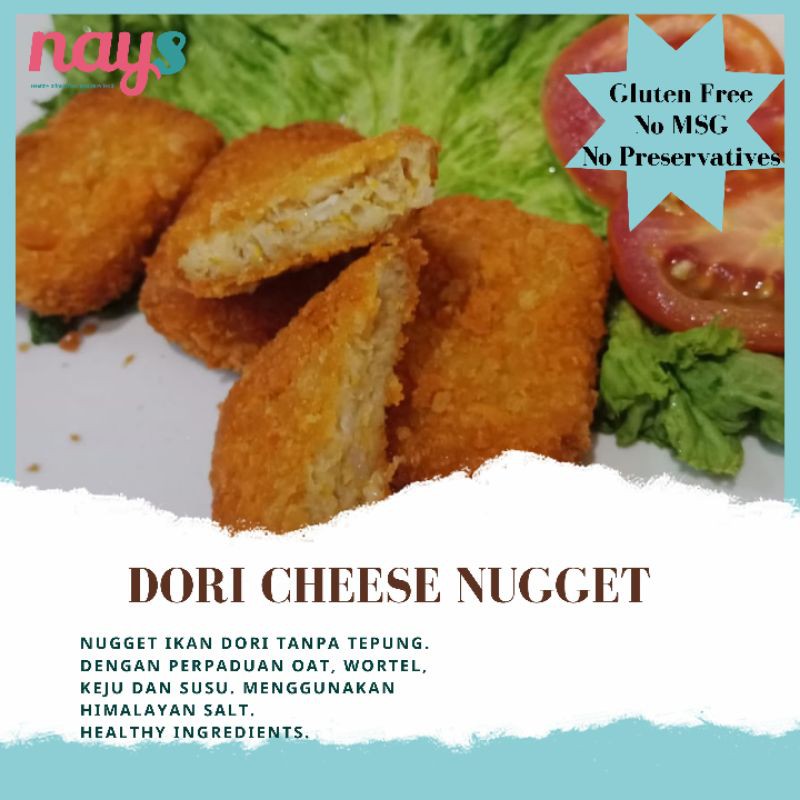 

Dori Cheese Nugget / Nugget Ikan Dori / tanpa tepung tanpa MSG tanpa pengawet