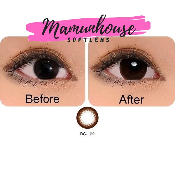 ORIGINAL Softlens Geo Magic Circle Brown BC-102 14.2mm