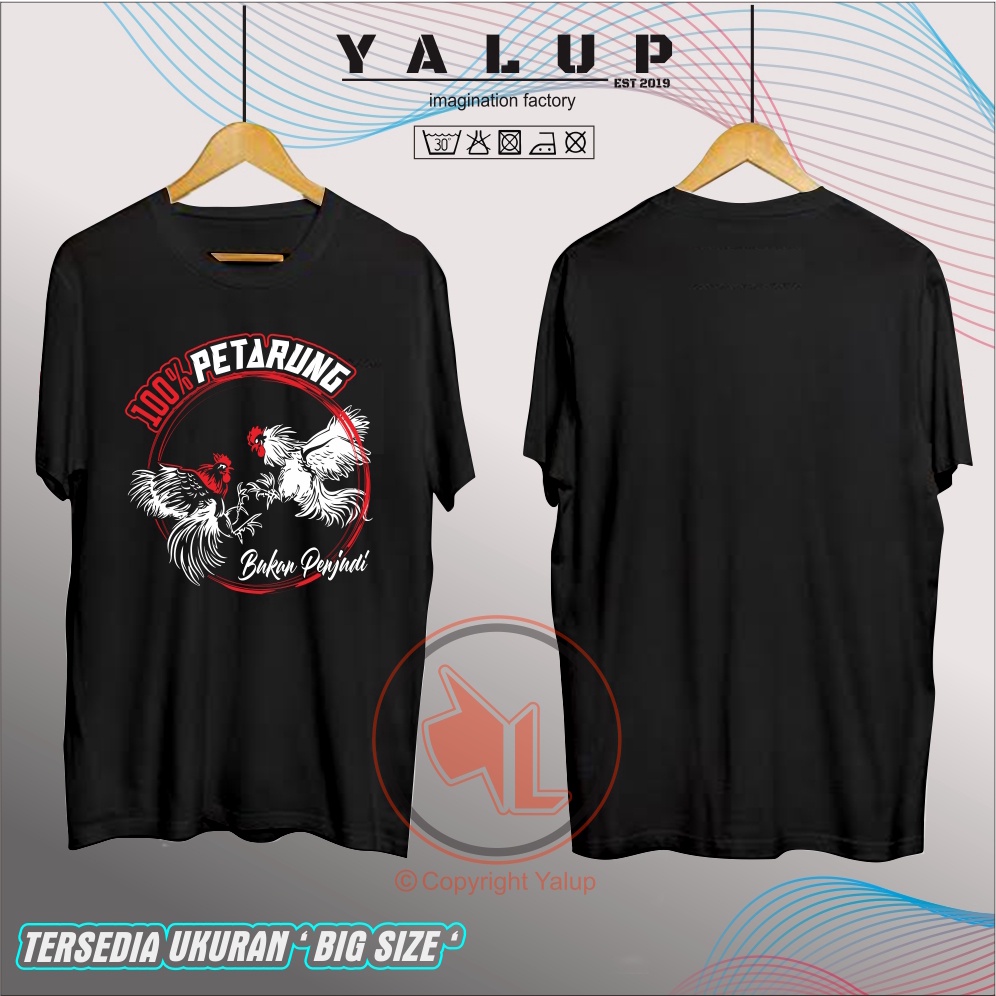 Kaos Petarung Ayam Laga Fighter Cock Bukan Penjudi Baju Komunitas Ayam Bangkok
