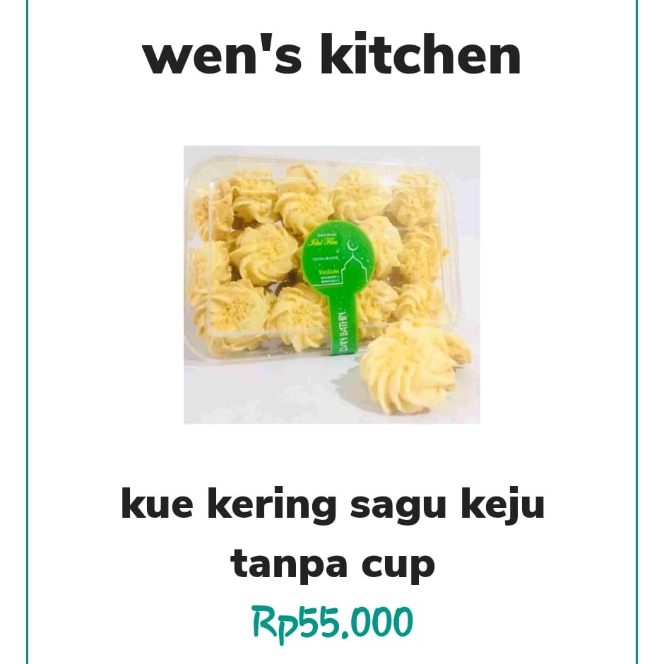 

Kue Kering Sagu Keju - Kue Lebaran