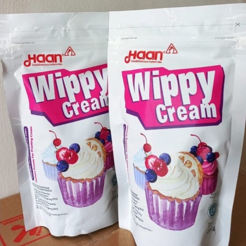 Haan Wippy Cream 200gram / Whip Cream Bubuk Whipping Krim Instan Toping bubuk Terlaris